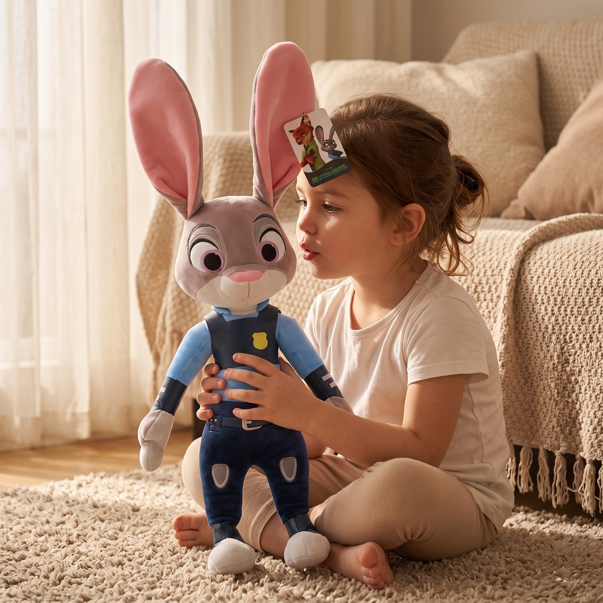 Judy knuffel Zootropolis in politie-uniform