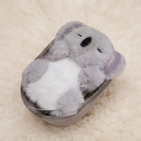 Zachte grijze koala knuffel 18 cm