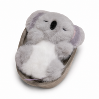 Zachte grijze koala knuffel 18 cm