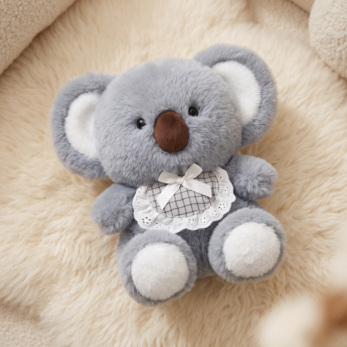 Zachte grijze koala knuffel 20 cm