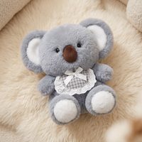 Zachte grijze koala knuffel 20 cm