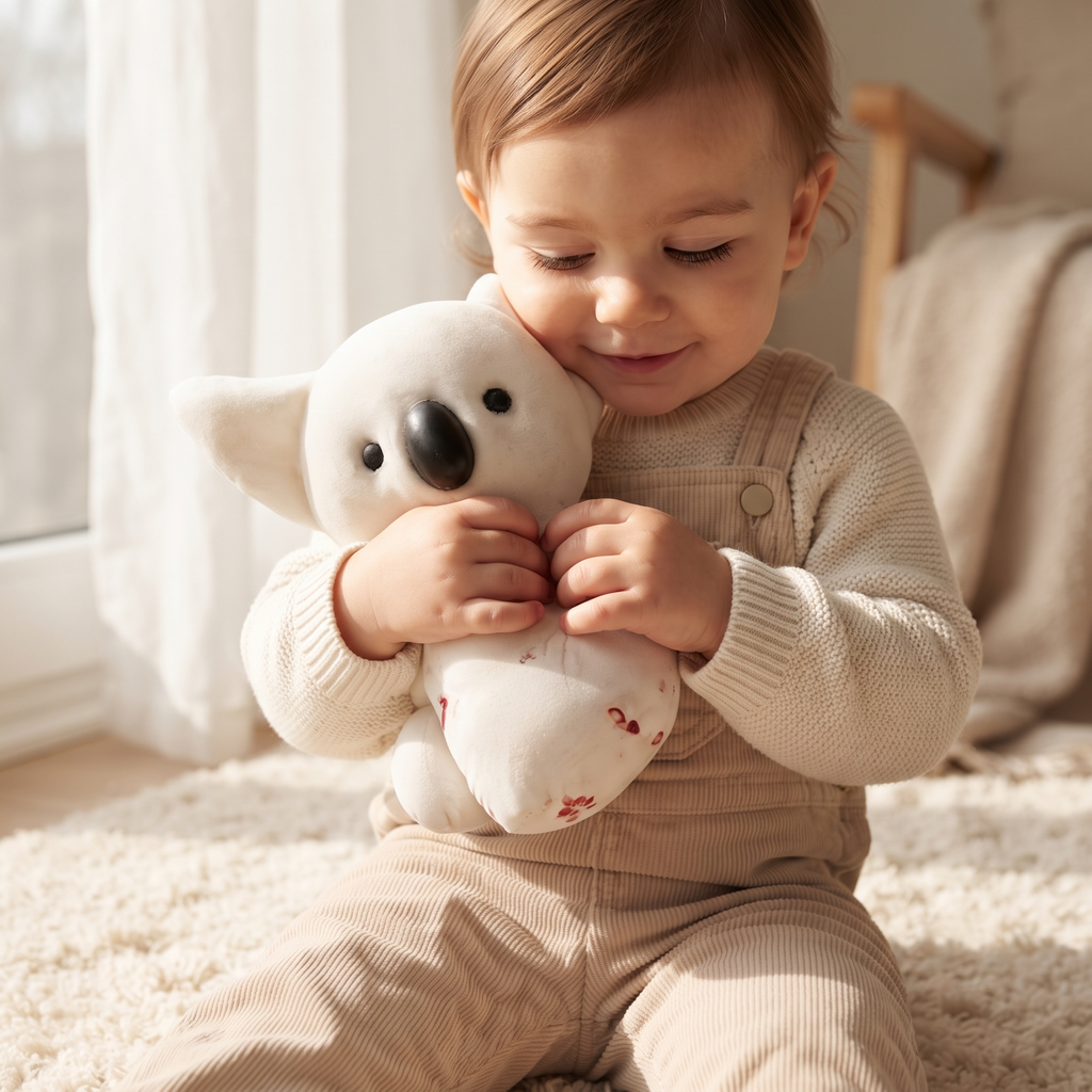 Kawaii witte koala knuffel 25 cm