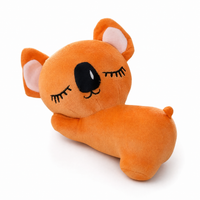 Schattige oranje koala knuffel 20 cm