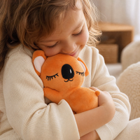 Schattige oranje koala knuffel 20 cm