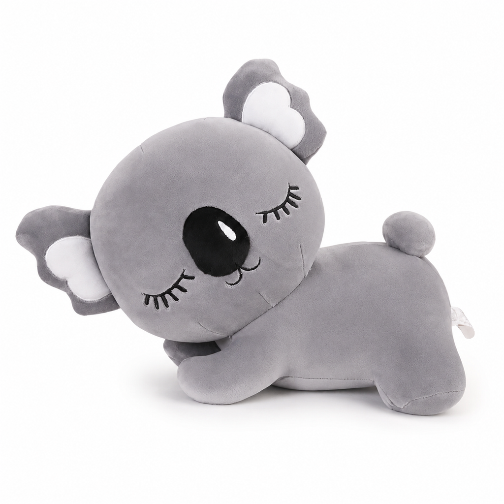 Grijs koala knuffelkussen