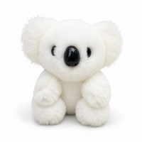 Realistische koala knuffel grijs en wit