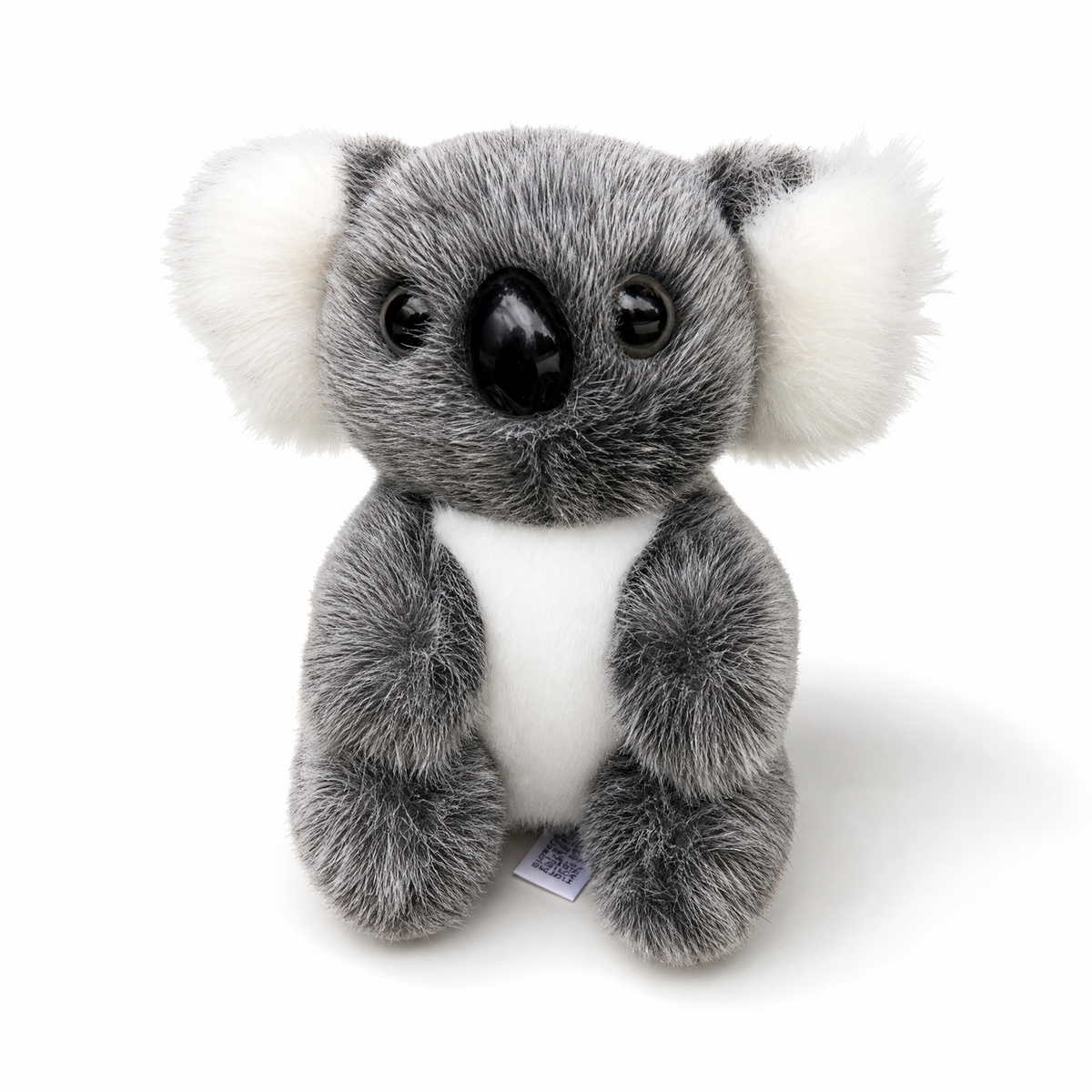Realistische koala knuffel grijs en wit