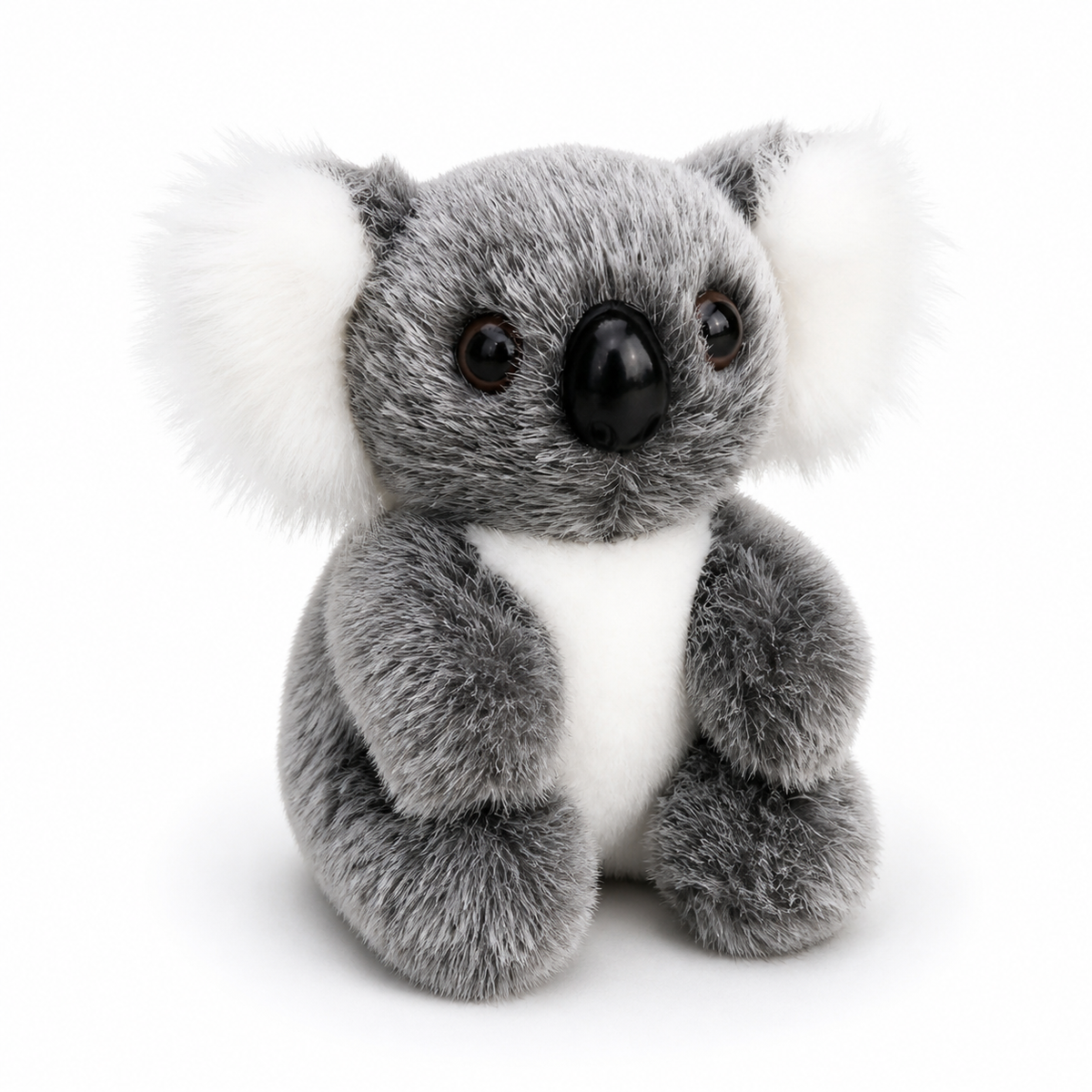 Realistische koala knuffel grijs en wit