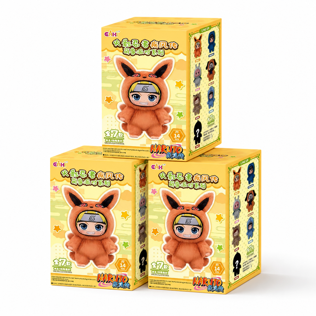 Labubu knuffel Naruto mysterybox