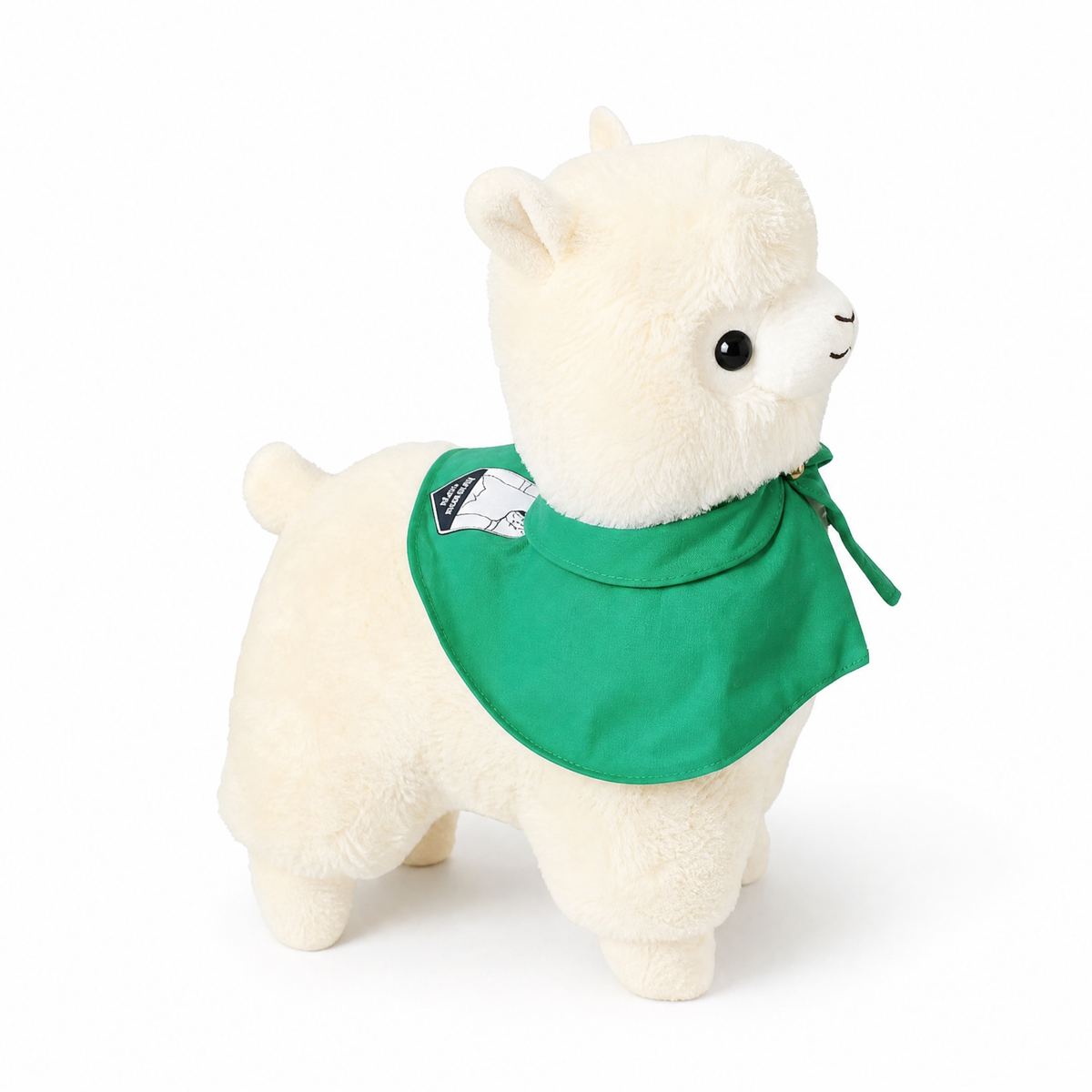 Tovenaar lama knuffel met groene cape