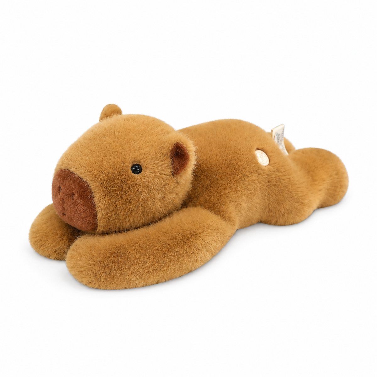 Rustgevende verzwaarde capybara knuffel