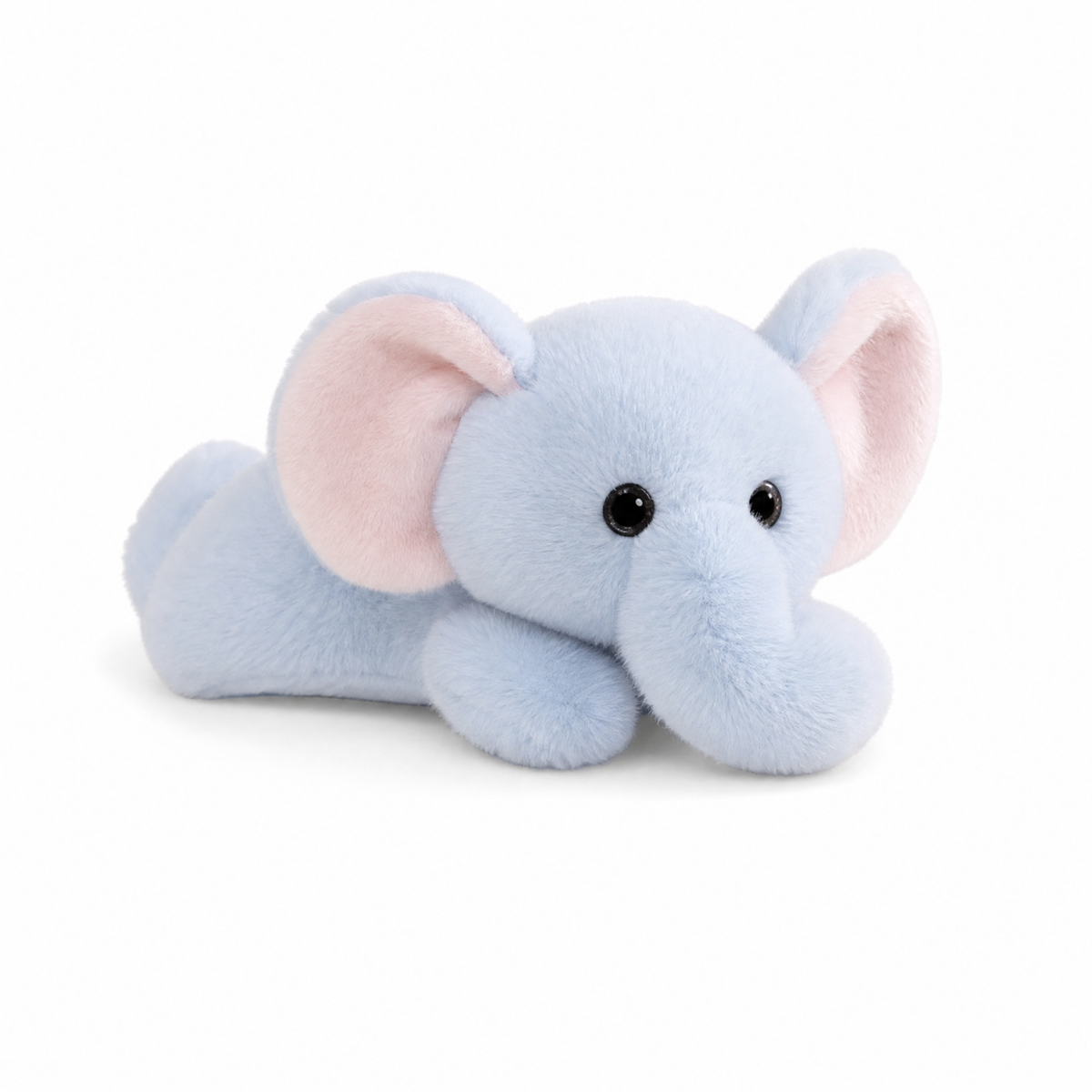 Verzwaarde blauwe olifant knuffel 30 cm