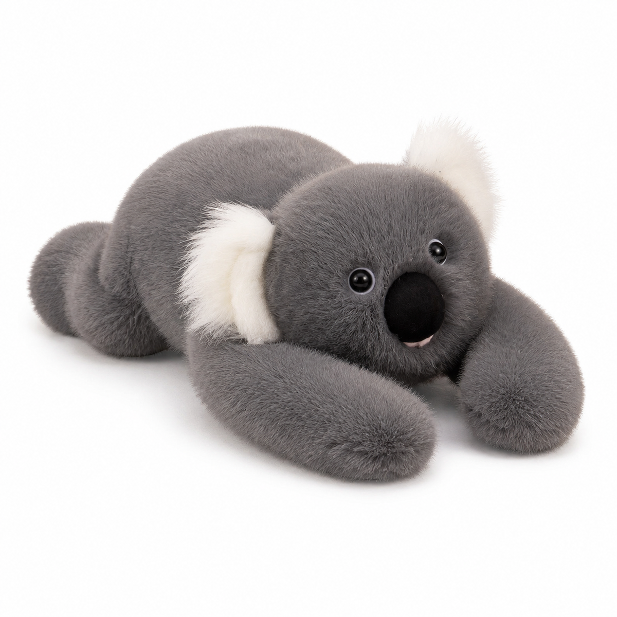 Rustgevende verzwaarde grijze koala knuffel