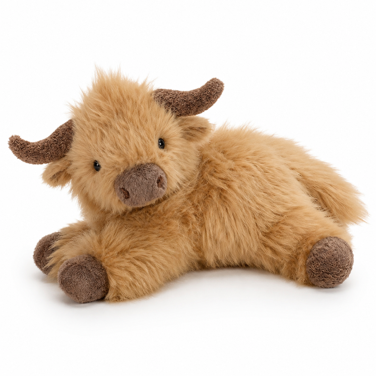 Verwarmbare verzwaarde Schotse hooglander koe knuffel