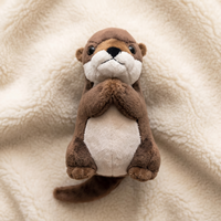 Biddende otter knuffel 19 cm