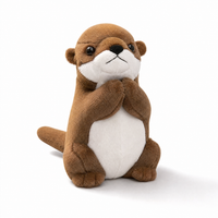 Biddende otter knuffel 19 cm