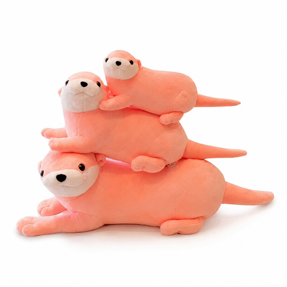 Zachte roze otter knuffel