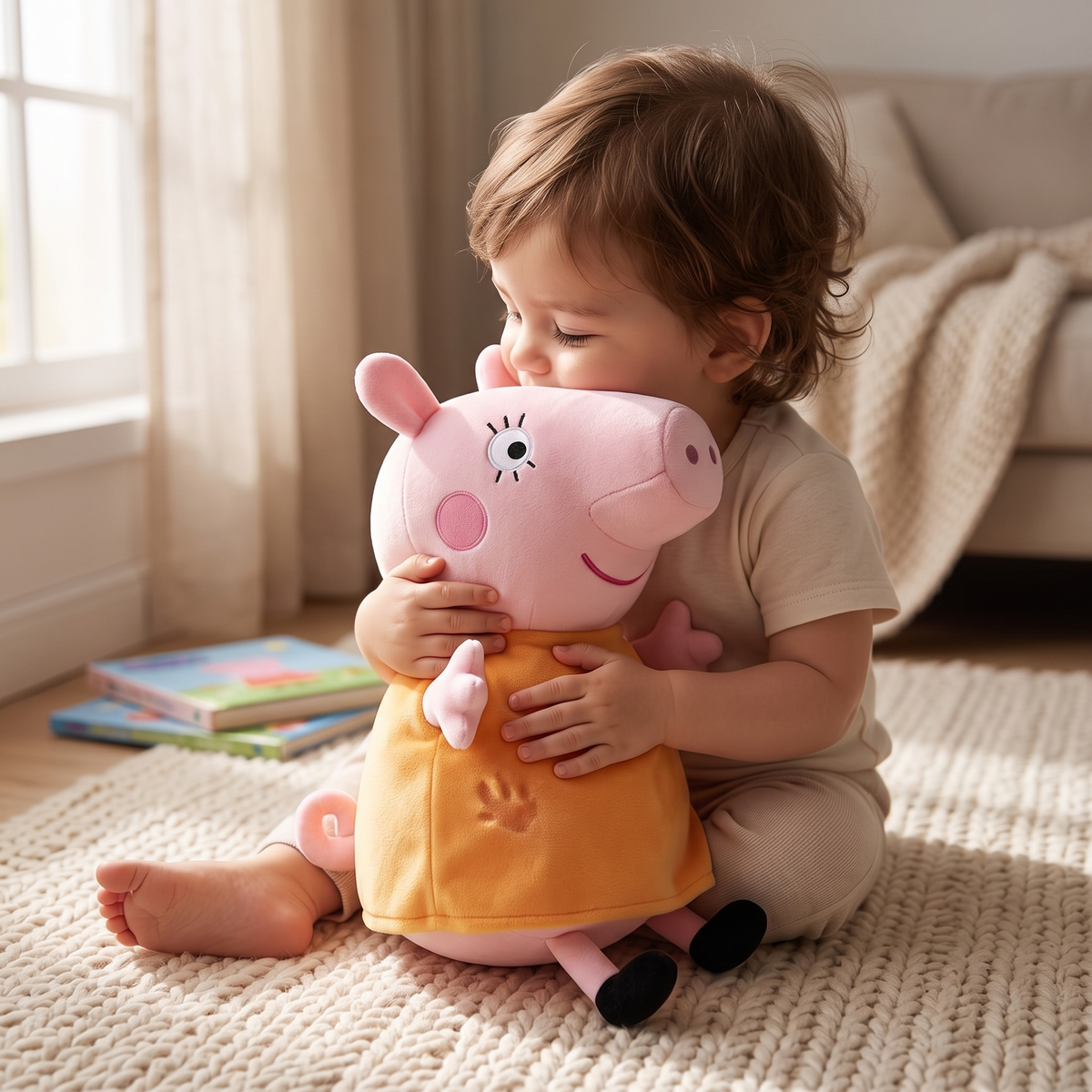 Mama Big knuffel Peppa Big 19 cm