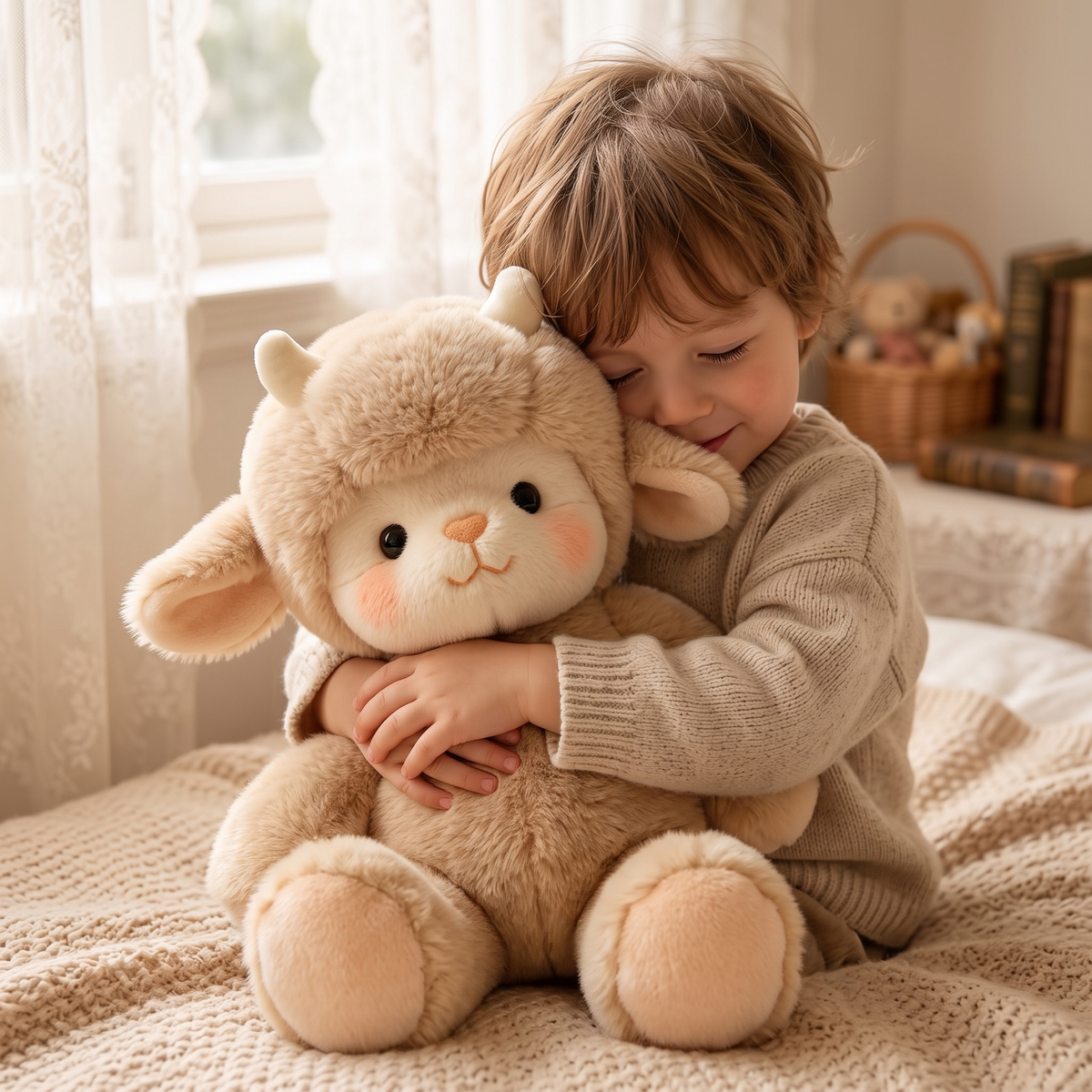 Rennende schaap knuffel