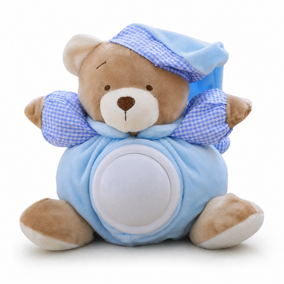 Muzikale beer knuffel met witte ruis 25 cm