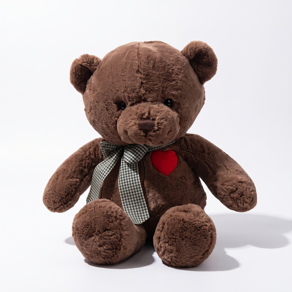 Bruine beer knuffel met hart