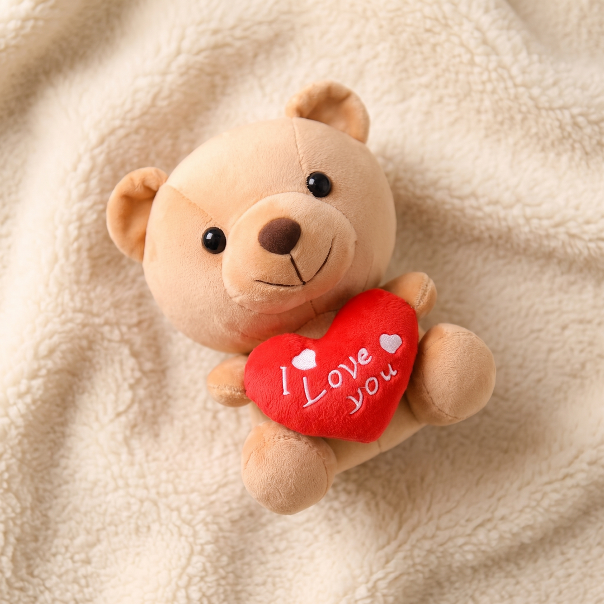 Beertje knuffel met hart I Love You