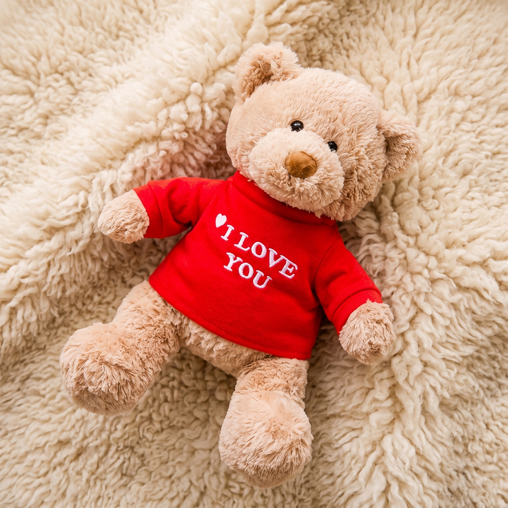 Valentijn beertje knuffel I Love You