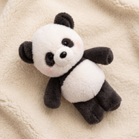 Rennende panda knuffel zonder batterij 45-60 cm
