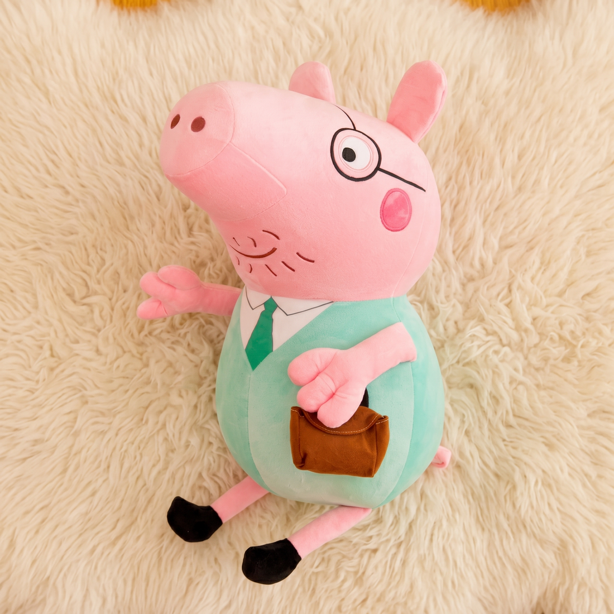 Papa Big knuffel Peppa Big 25 cm