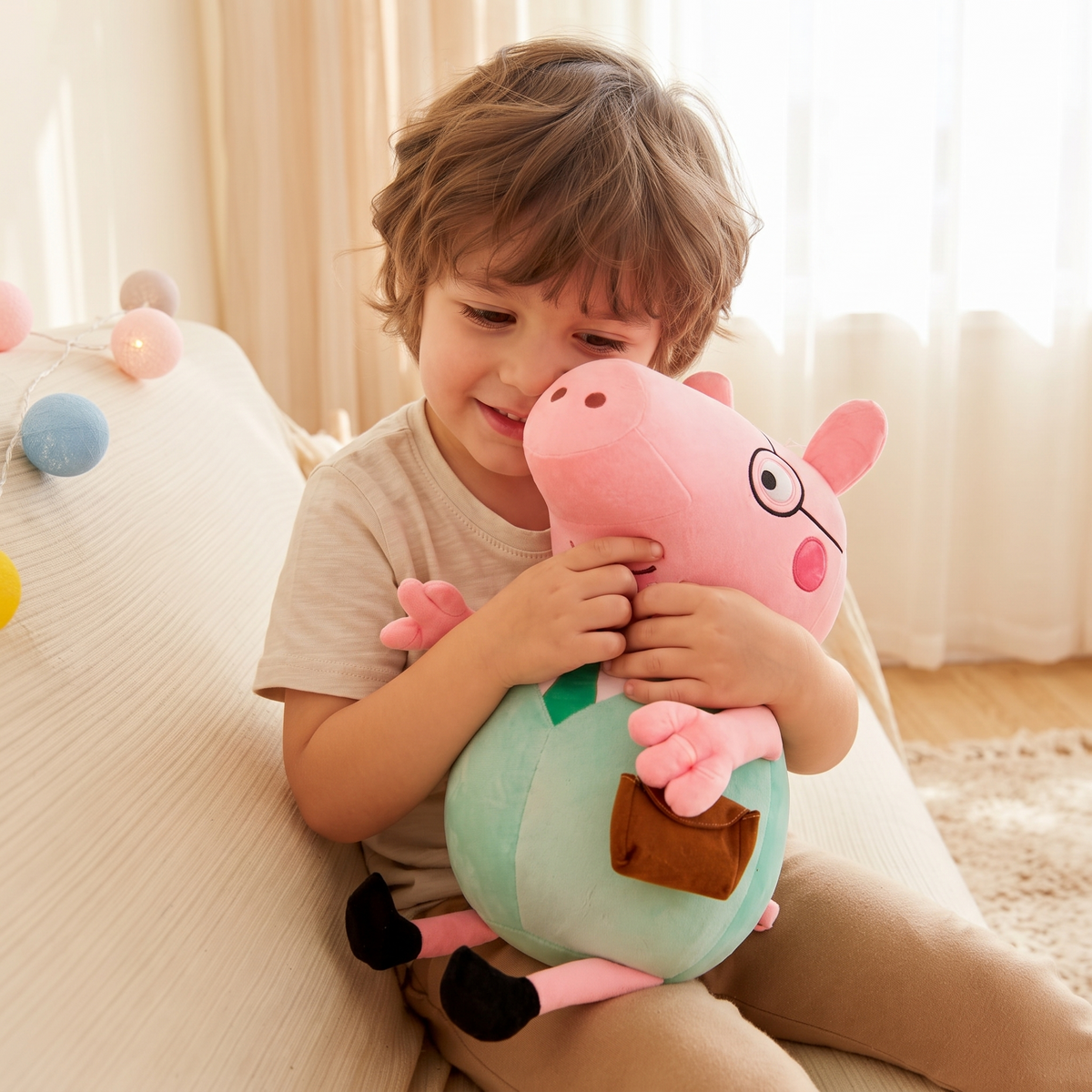 Papa Big knuffel Peppa Big 25 cm