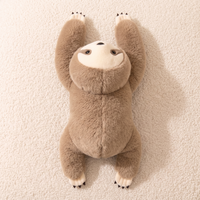 Rustgevende verzwaarde luiaard knuffel 30 cm