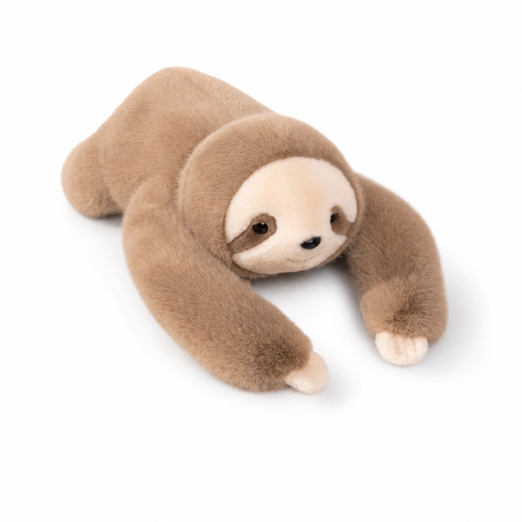 Rustgevende verzwaarde luiaard knuffel 30 cm