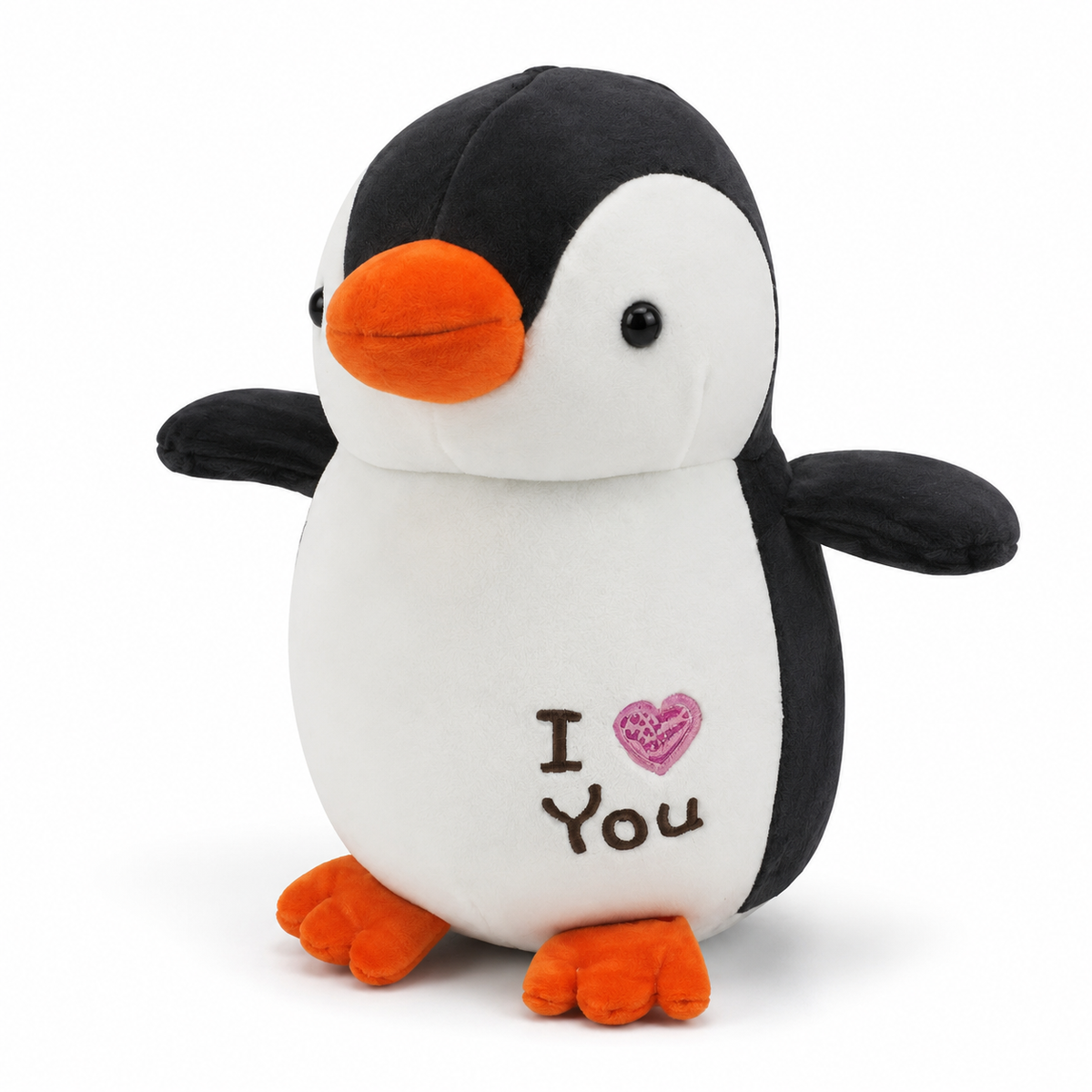 Pinguïn knuffel I Love You
