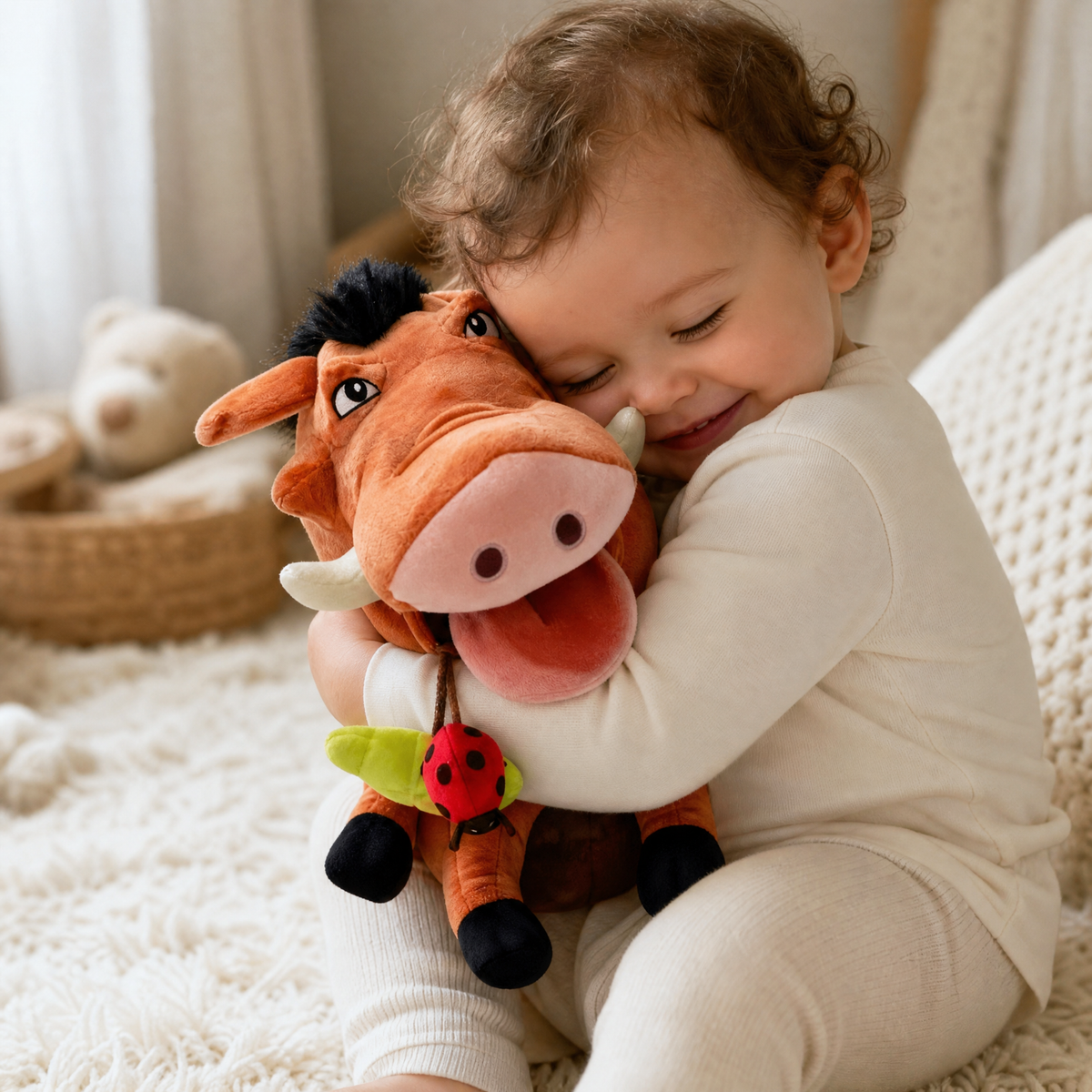 Pumbaa knuffel De Leeuwenkoning 37 cm
