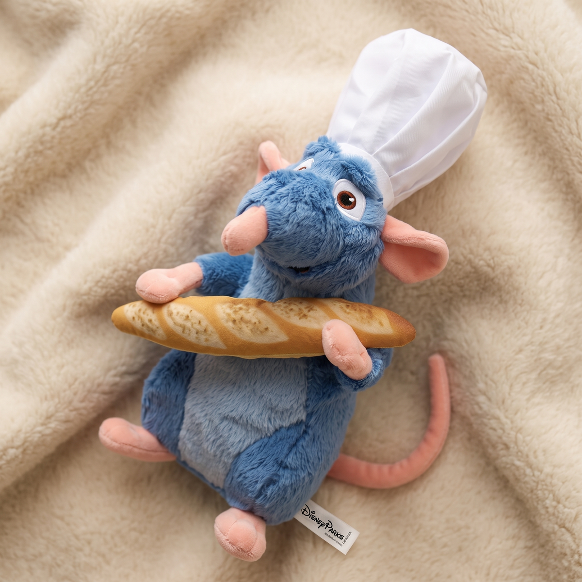 Ratatouille Remy knuffel chef-kok met stokbrood