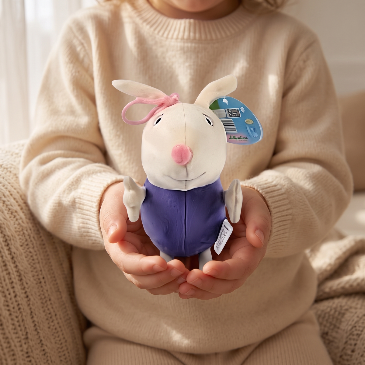 Richard Konijn knuffel - personage Peppa Big 19 cm