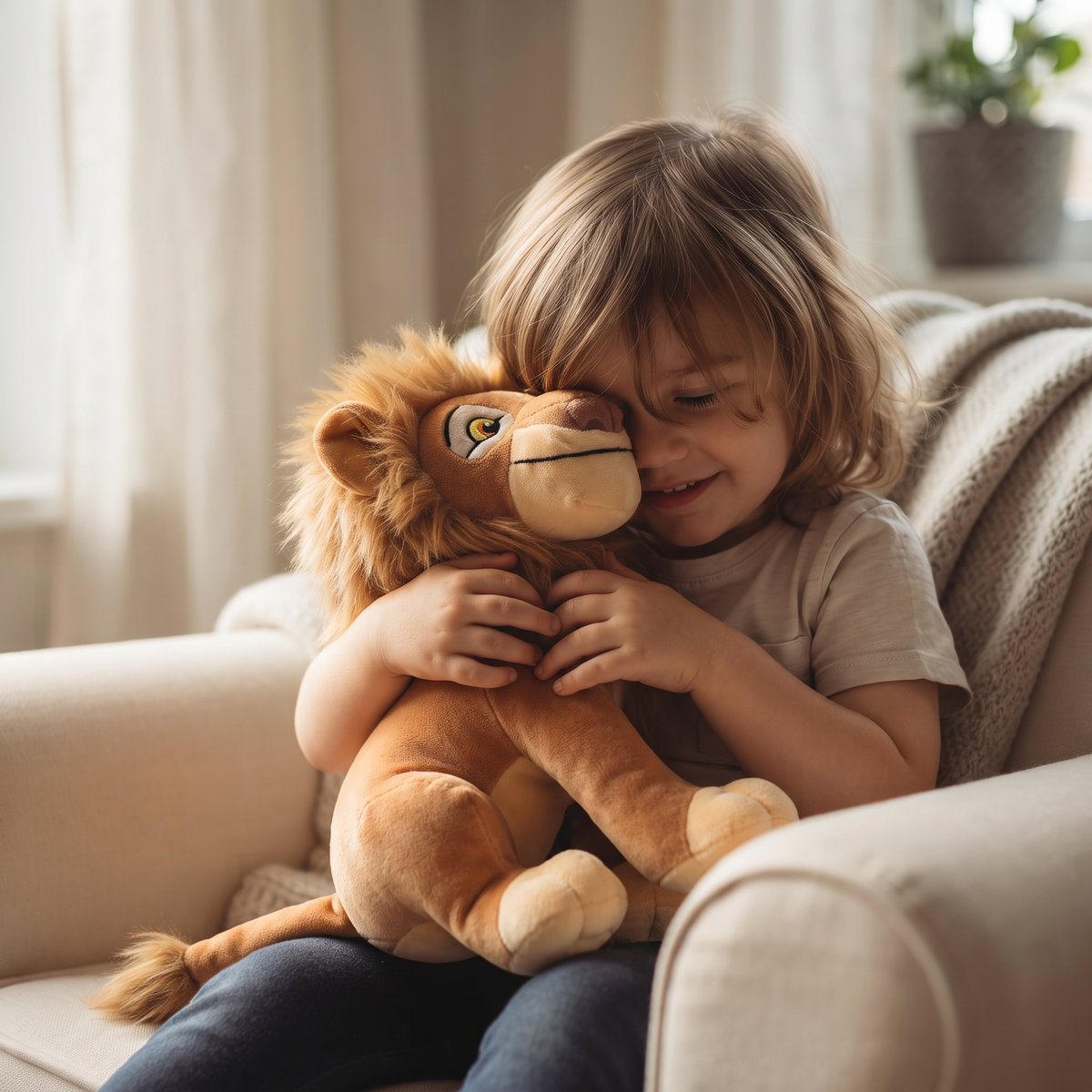 Mufasa knuffel De Leeuwenkoning 28 cm