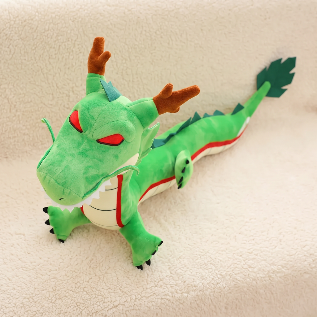 Reusachtige heilige draak Shenron knuffel