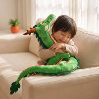 Reusachtige heilige draak Shenron knuffel