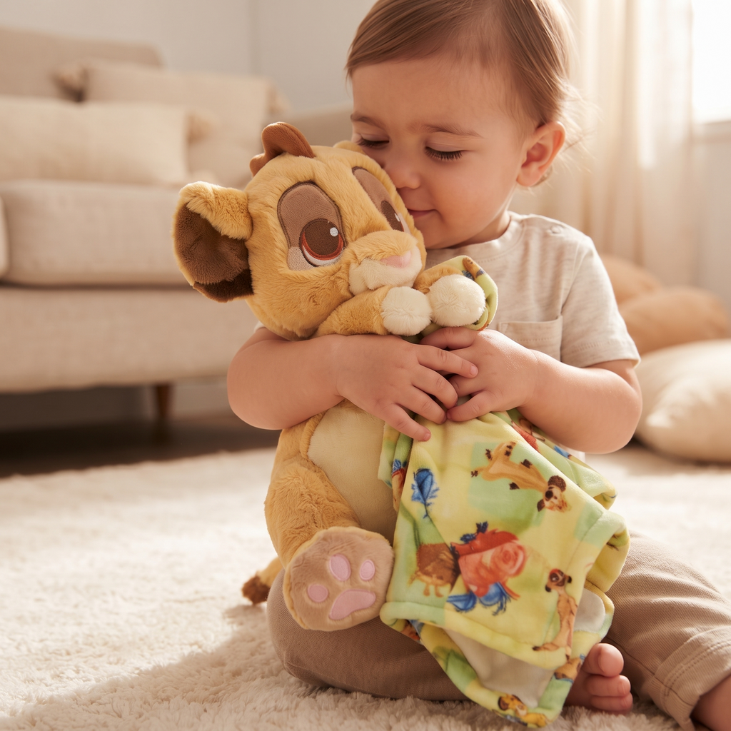 Simba knuffel met afneembare deken