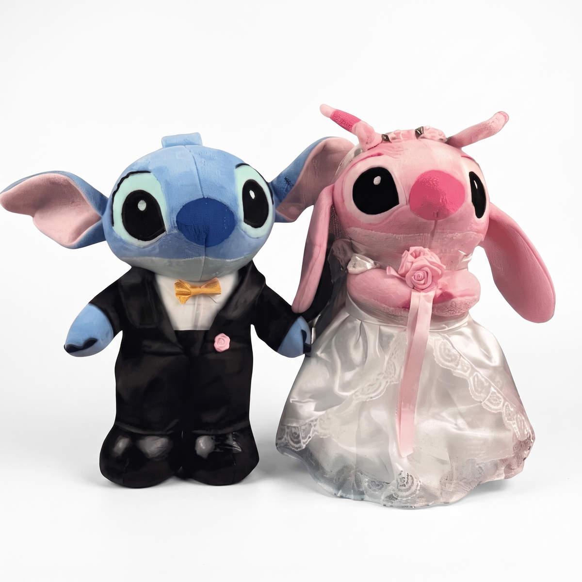 Stitch knuffel Disney bruidspaar Stitch en Angel