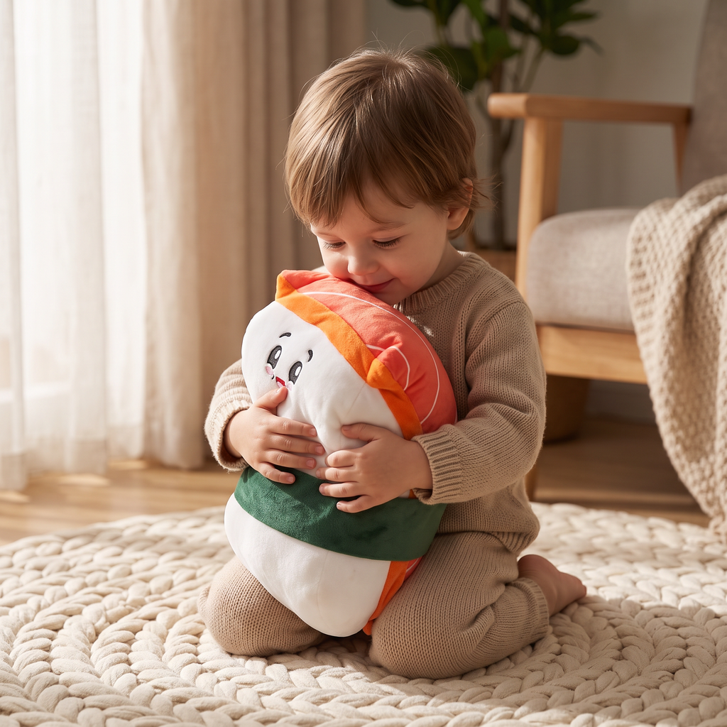 Superzachte zalm sushi knuffel