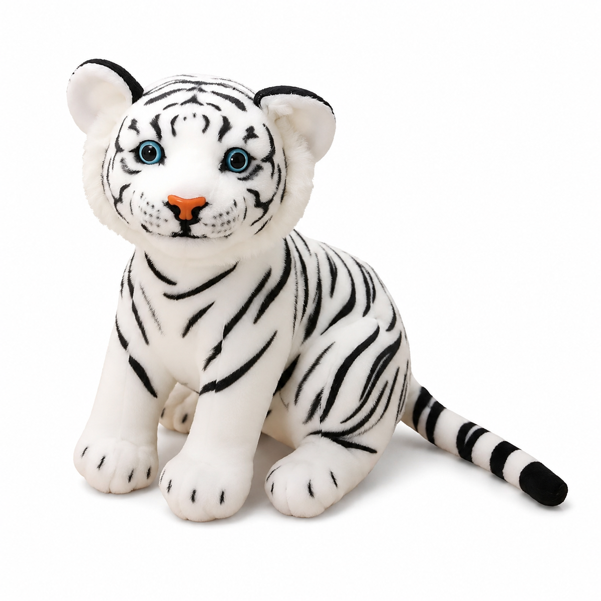 Realistische baby tijger knuffel 23 cm
