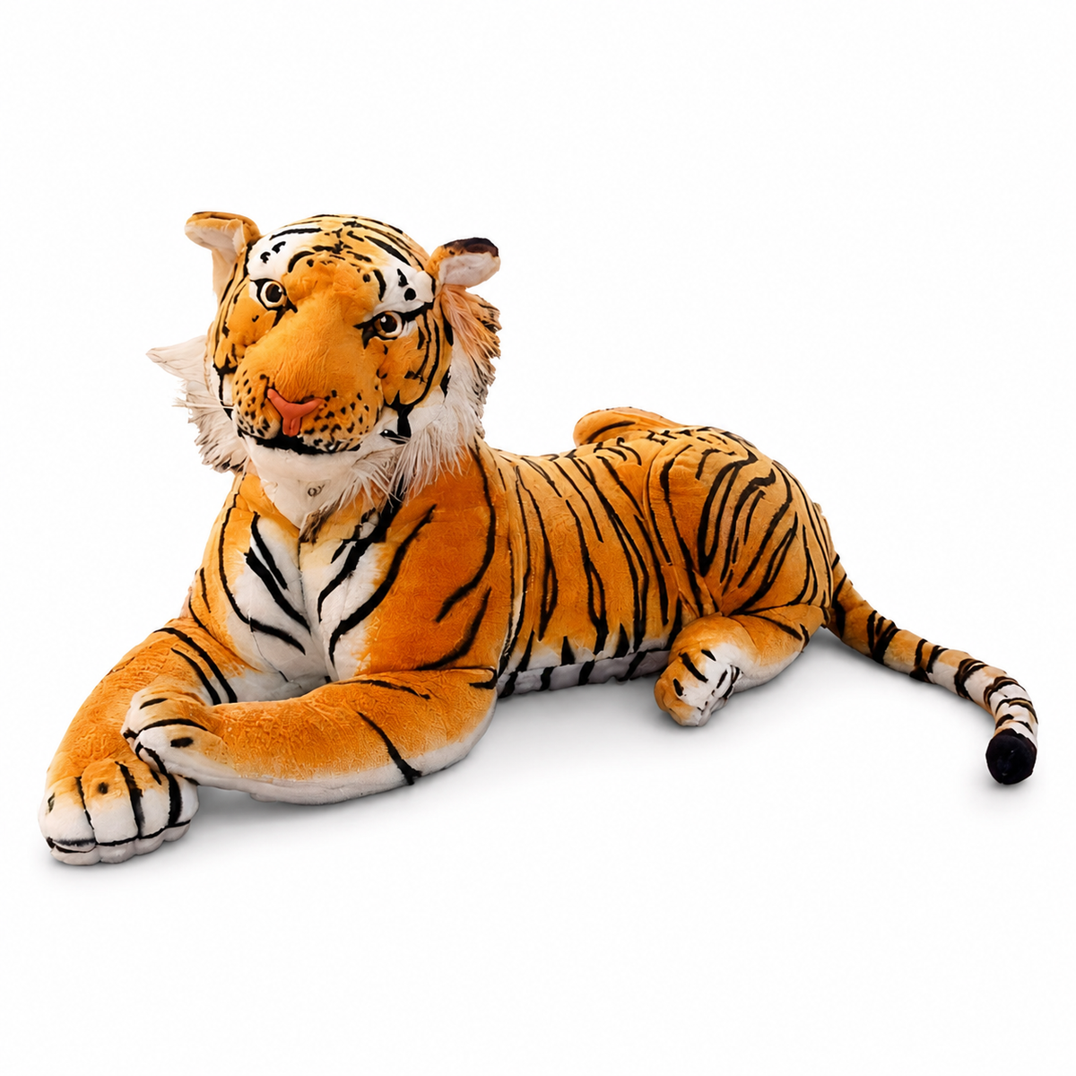 Reusachtig comfortabel tijger knuffelkussen