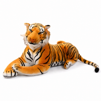 Reusachtig comfortabel tijger knuffelkussen