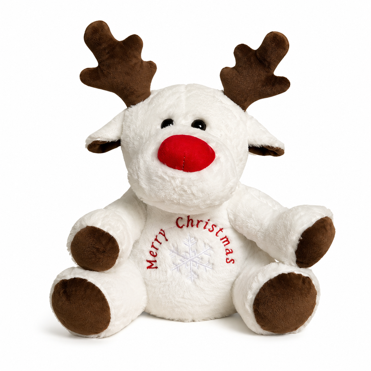 Ademende kerst rendier knuffel nachtlampje