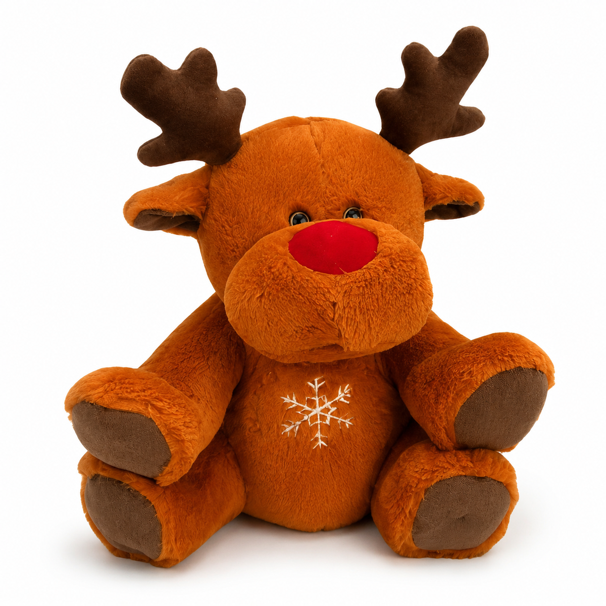 Ademende kerst rendier knuffel nachtlampje