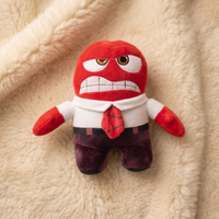 Woede knuffel Inside Out 24 cm