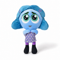 Jaloezie knuffel Inside Out 25 cm blauw personage