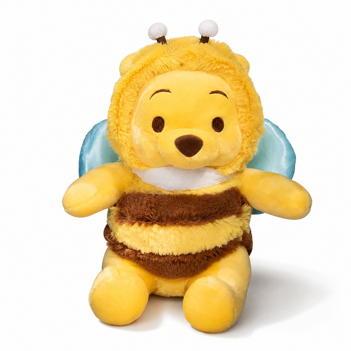 Winnie de Poeh knuffel verkleed als bij 50 cm